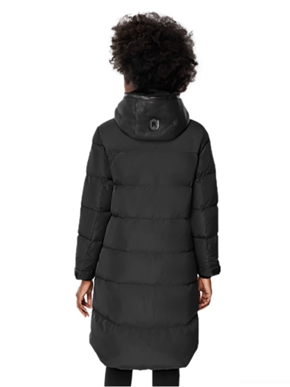 NWOT Mackage LUISA Long Hooded Puffer Coat With Zip Out Shearling Jacket XS - Picture 3 of 16